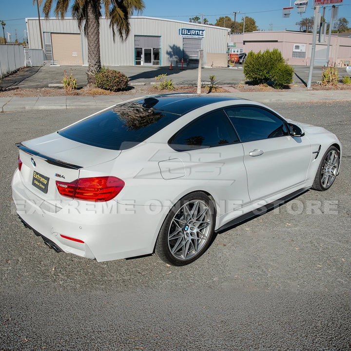 2015-20 BMW F82 M4 Carbon Fiber Front Splitter &amp; Side Skirts