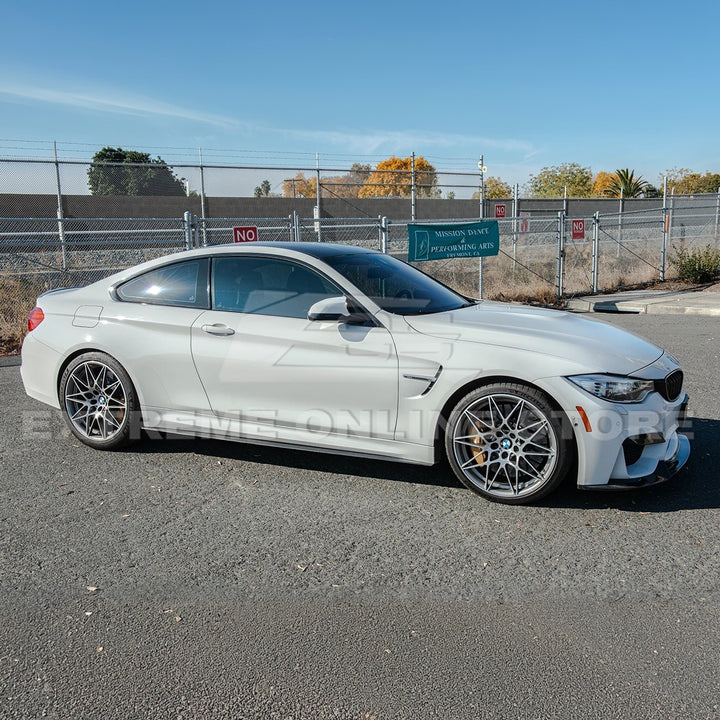 2015-20 BMW F82 M4 Extended Carbon Fiber Side Skirts Rocker Panels