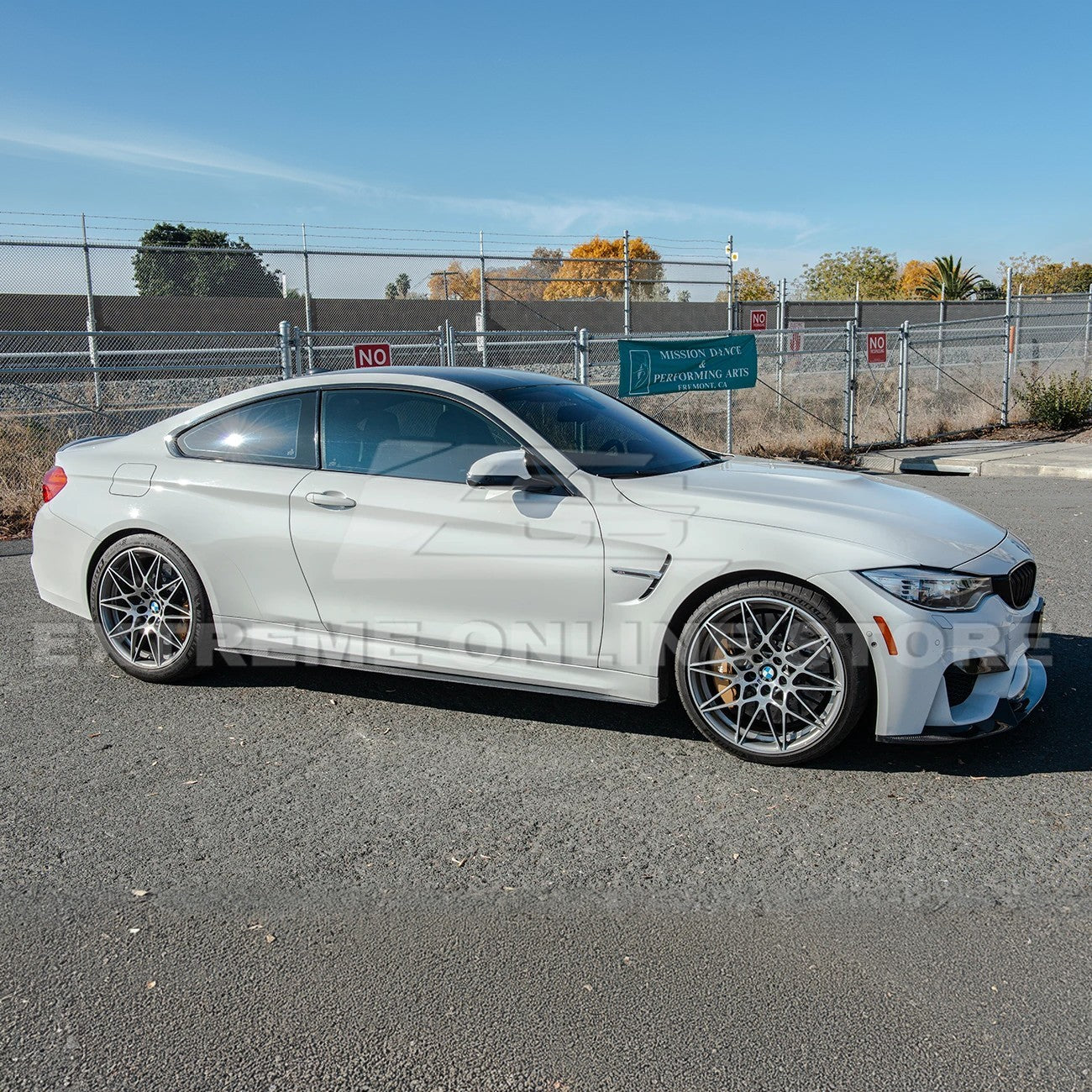 2015-20 BMW F82 M4 Extended Carbon Fiber Side Skirts Rocker Panels