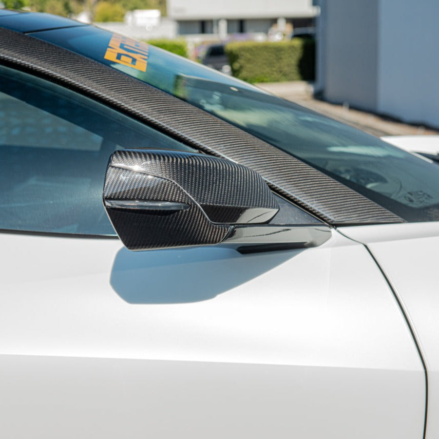 Corvette C8 Carbon Fiber Mirror Covers