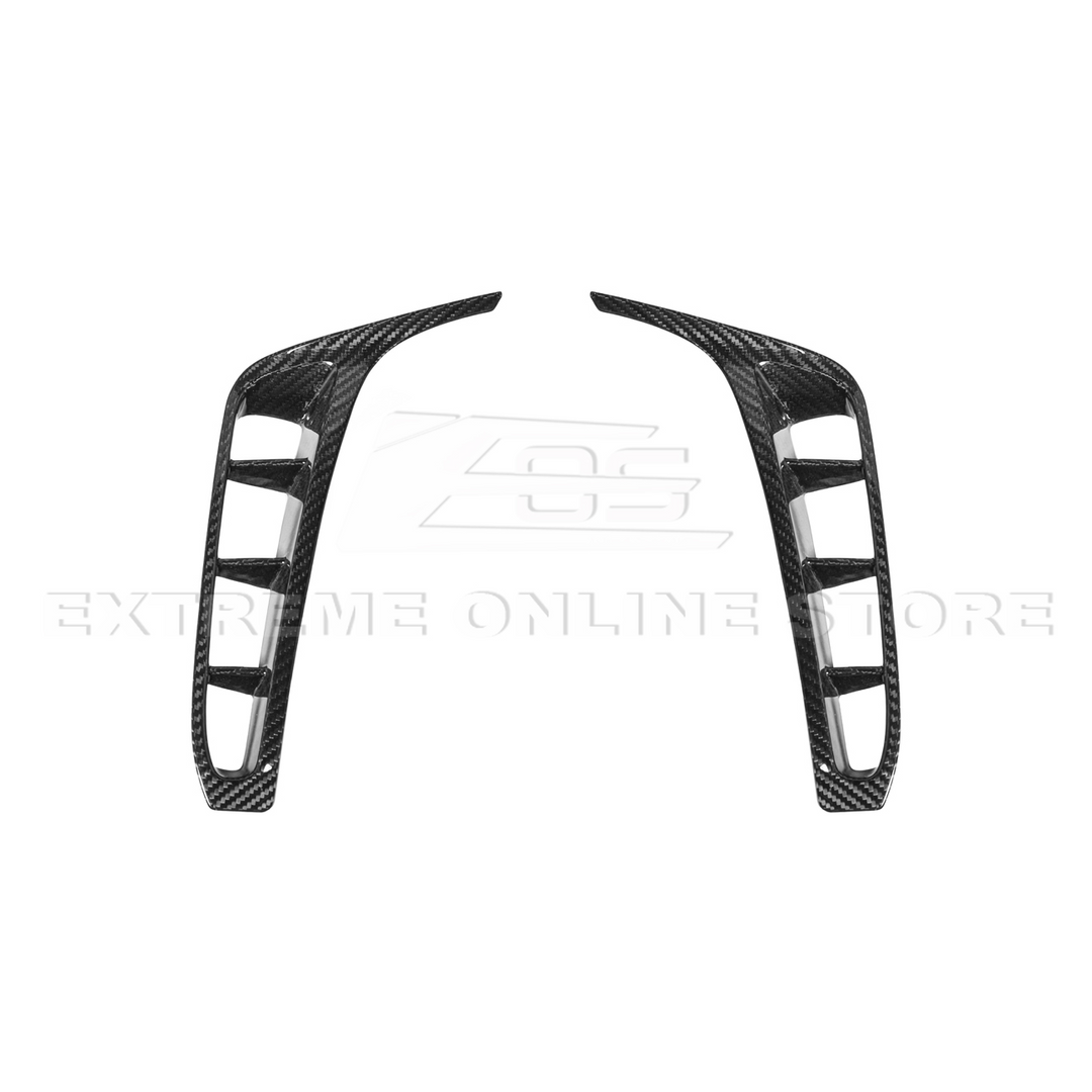 Chevrolet Corvette C8 Z06 DRY CARBON FIBER Rear Side Vent Cover