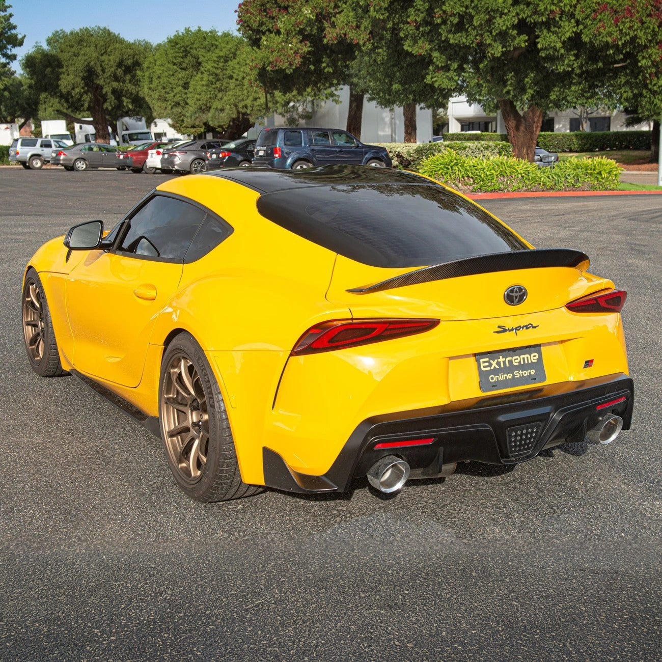 2020-Up Toyota GR Supra Carbon Fiber Rear Trunk Wing Spoiler – Extreme ...