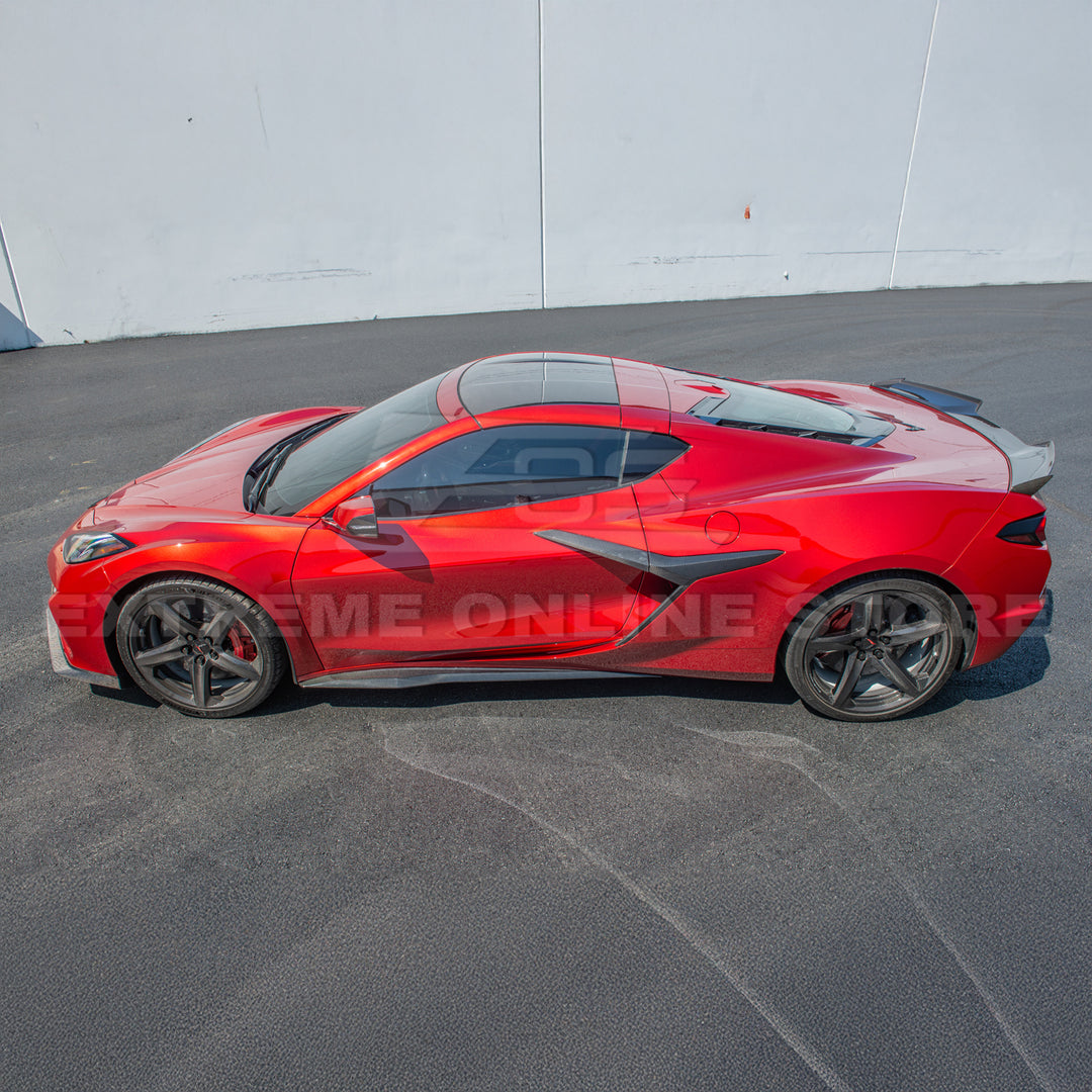 Chevrolet Corvette C8 Z06 / E-Ray DRY CARBON FIBER Side Skirts