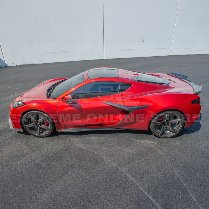 Chevrolet Corvette C8 Z06 / E-Ray DRY CARBON FIBER Side Skirts