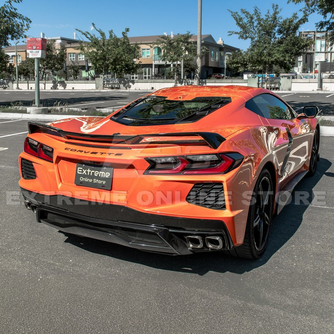 Corvette C8 Coupe DRY CARBON FIBER Rear Hatch Vent