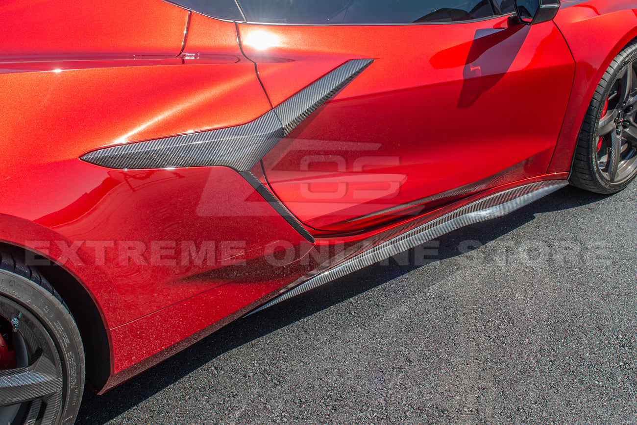 Chevrolet Corvette C8 Z06 Carbon Fiber Side Skirts Panel