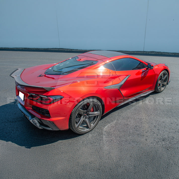 Chevrolet Corvette C8 Z06 / E-Ray DRY CARBON FIBER Side Skirts