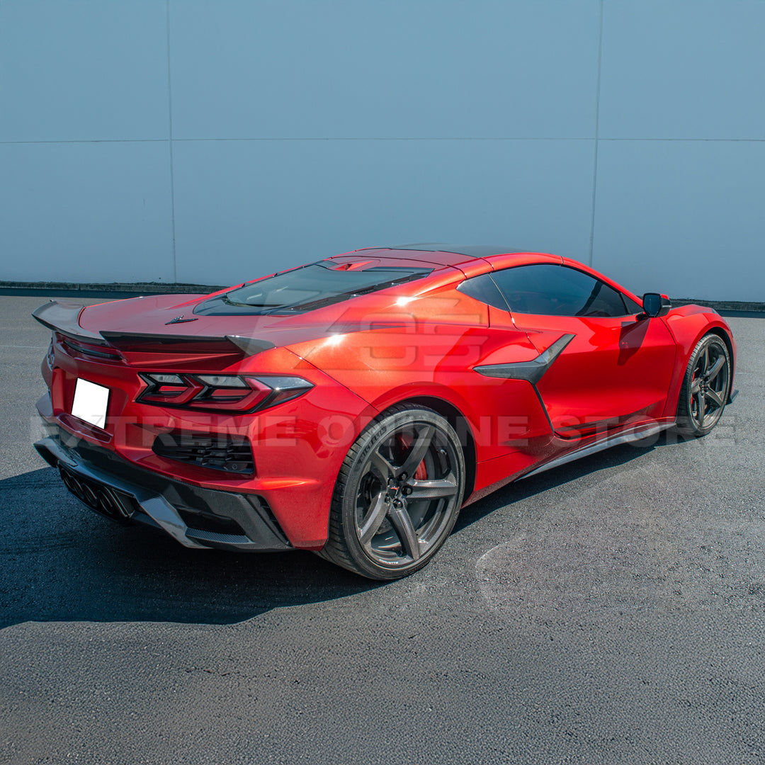 Chevrolet Corvette C8 Z06 / E-Ray DRY CARBON FIBER Side Skirts
