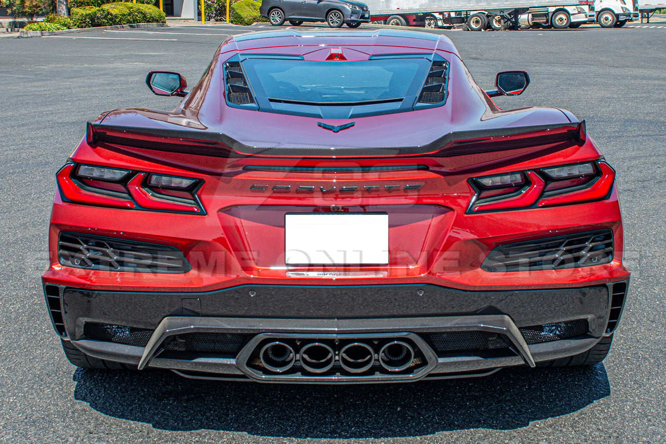 Z06 Side Rear Chevrolet Corvette C8 Z06 Rear Side Vent Grille Trim Cover