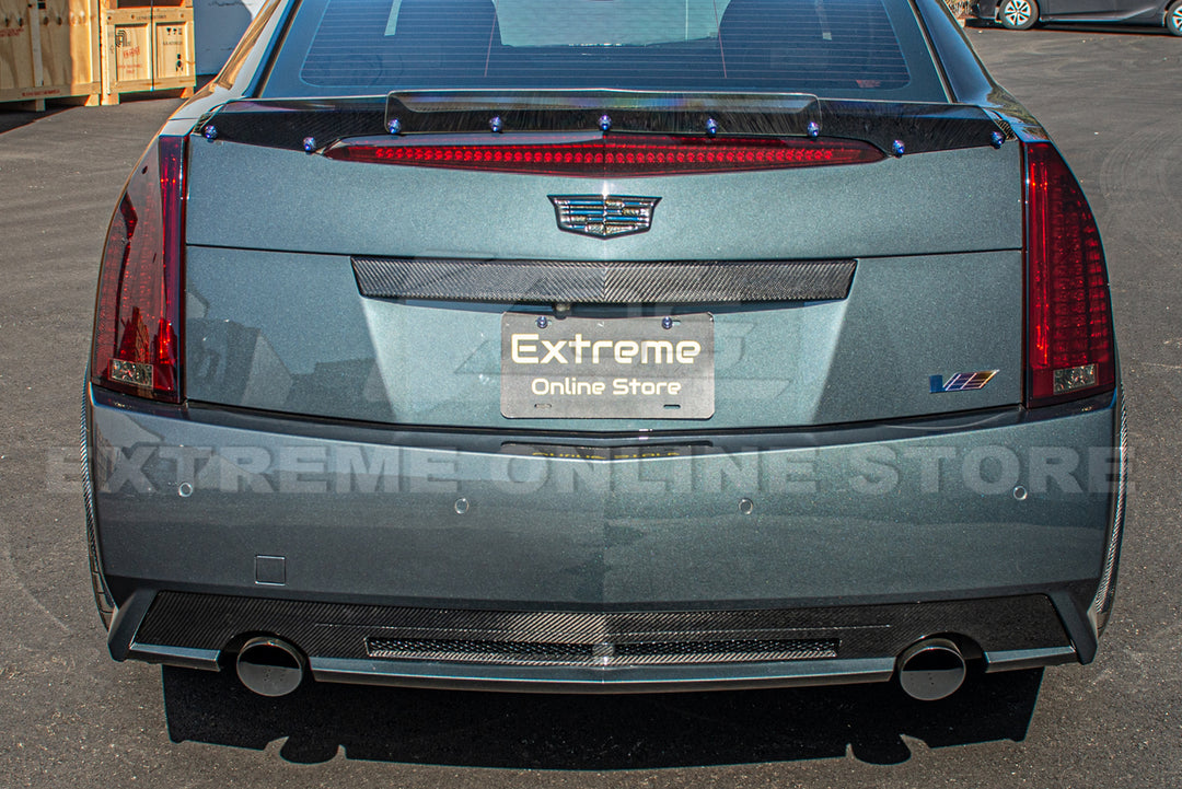 2009-15 Cadillac CTS-V Sedan DRY Carbon Fiber Trunk Insert
