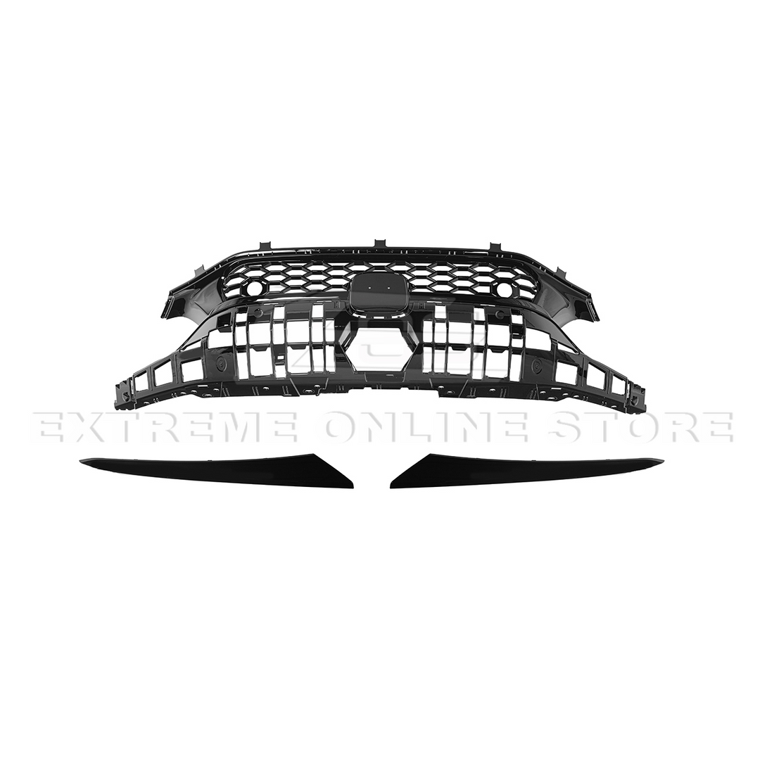 2022-24 Honda Civic Sedan Type-R Style Front Bumper Grille Cover