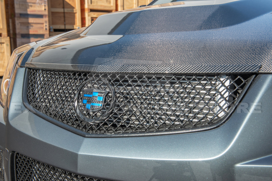 2009-15 Cadillac CTS-V DRY Carbon Fiber Front Hood Trim