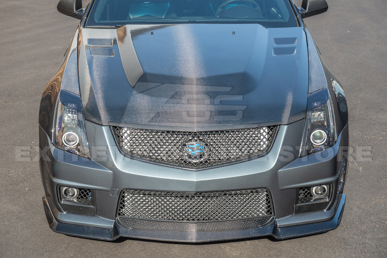 2009-15 Cadillac CTS-V Carbon Fiber Front Hood Trim