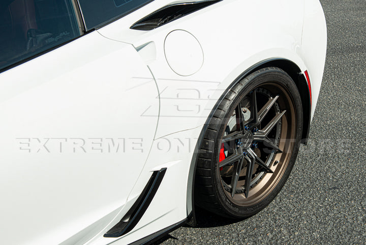 Corvette C7 Z06 DRY CARBON FIBER Rear Quarter Extension
