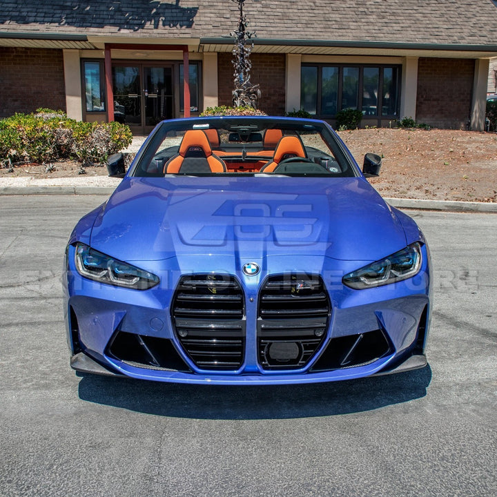 21-Up BMW G82 G83 M4 Carbon Fiber Extended Front Side Splitter