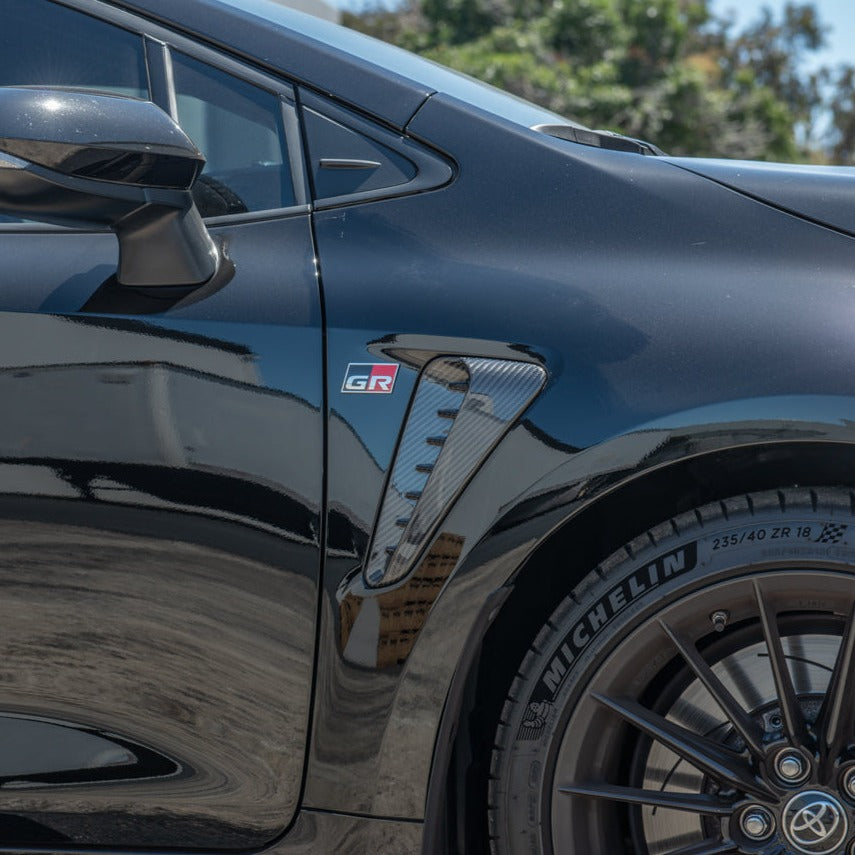 2020-Up GR Toyota Corolla Carbon Fiber Side Door Fender Vent Trim