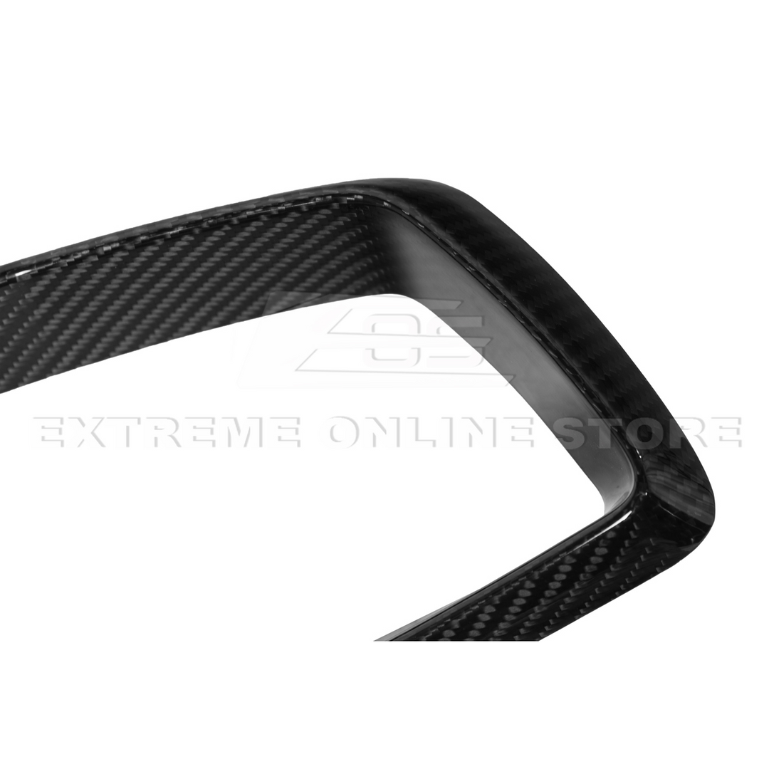 Corvette C8 DRY CARBON FIBER Gauge Cluster Cover
