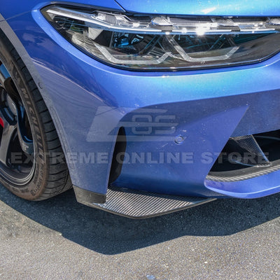 21-Up BMW G82 G83 M4 Carbon Fiber Front Side Splitter