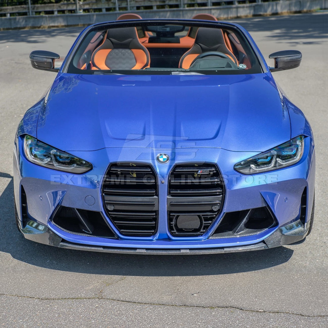 2021-Up BMW G80 M3 G82 G83 M4 Carbon Fiber Front Lip Splitter &amp; Side Skirts