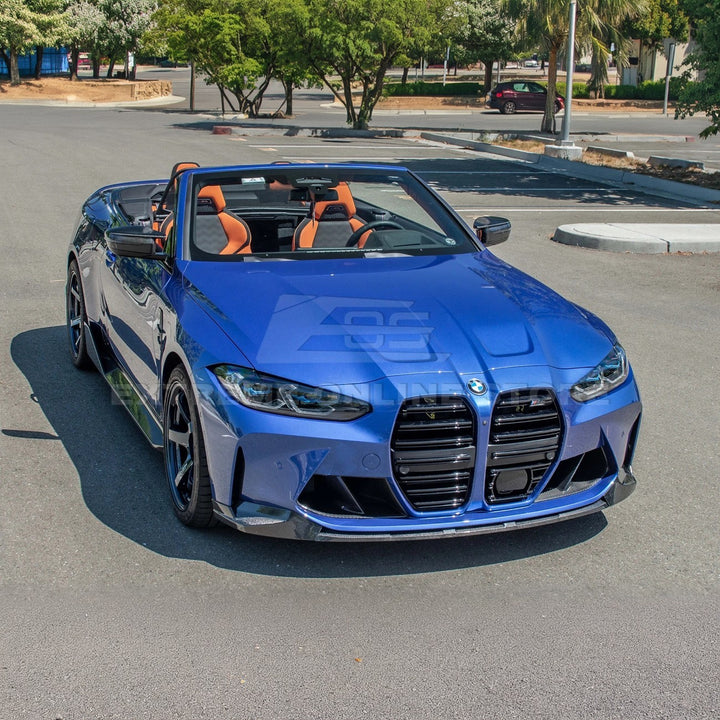2021-Up BMW G80 M3 G82 G83 M4 Carbon Fiber Front Lip Splitter &amp; Side Skirts
