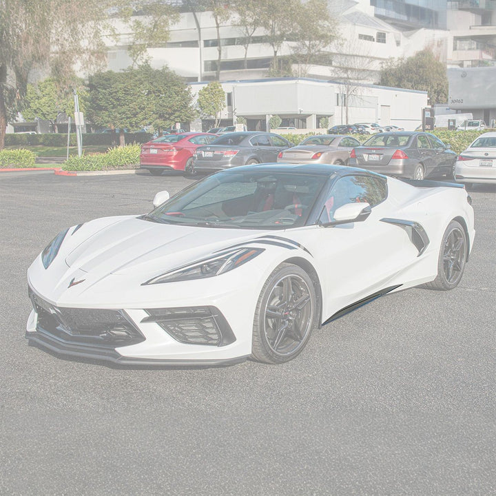 Corvette C8 GM Z51 Style Add-On Side Skirts