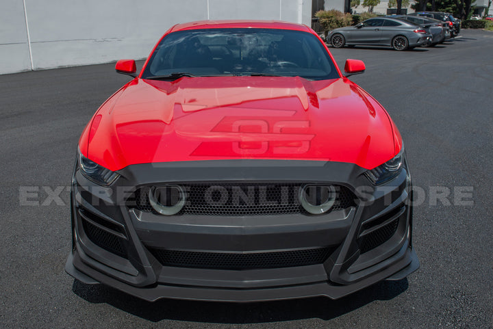 2015-17 Ford Mustang GT500 Conversion Front Bumper Kit (W/LED Grille)