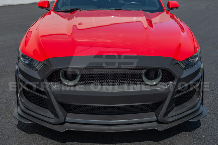2015-17 Ford Mustang GT500 Conversion Front Bumper Kit (W/LED Grille)
