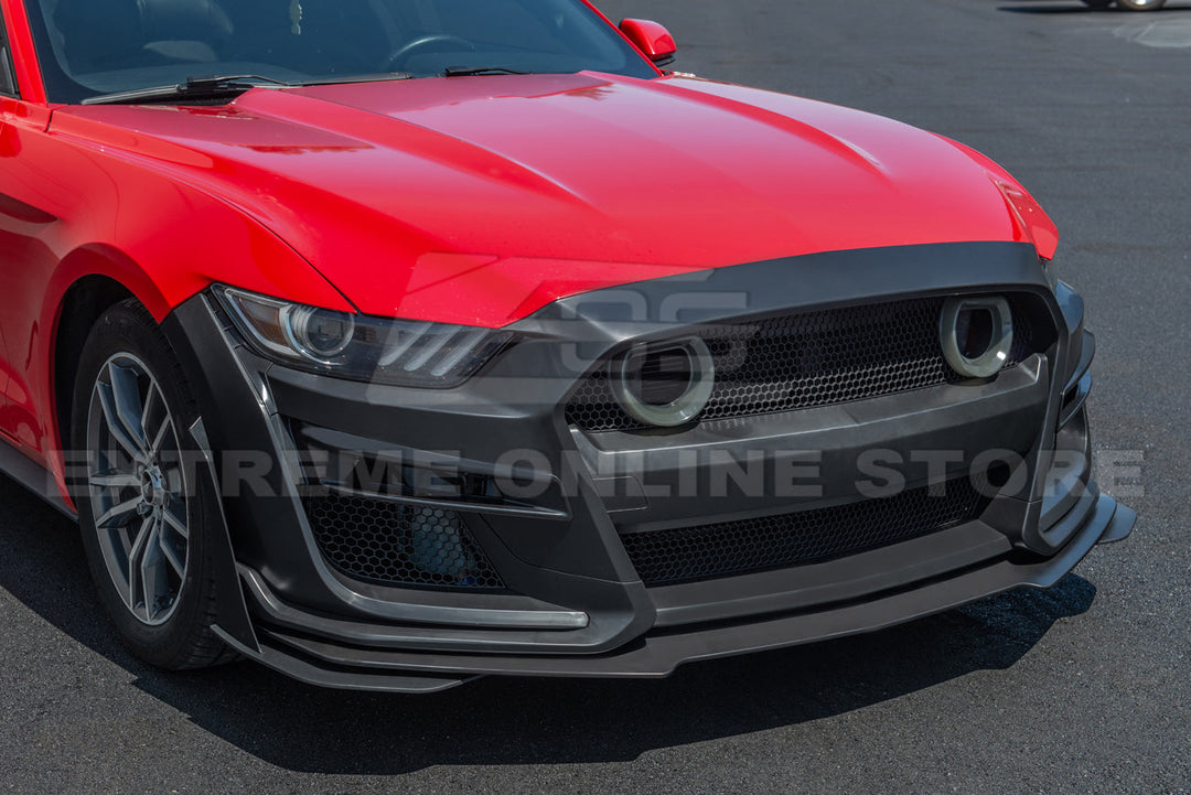 2015-17 Ford Mustang GT500 Conversion Front Bumper Kit (W/LED Grille)