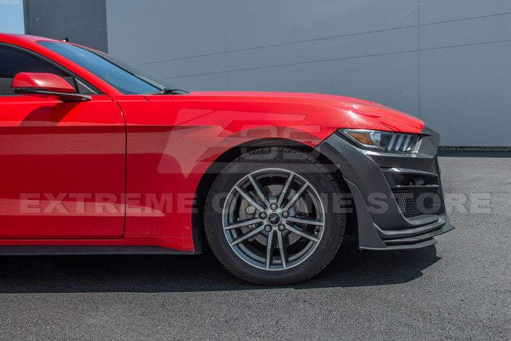 2015-17 Ford Mustang GT500 Conversion Front Bumper Kit (W/LED Grille)