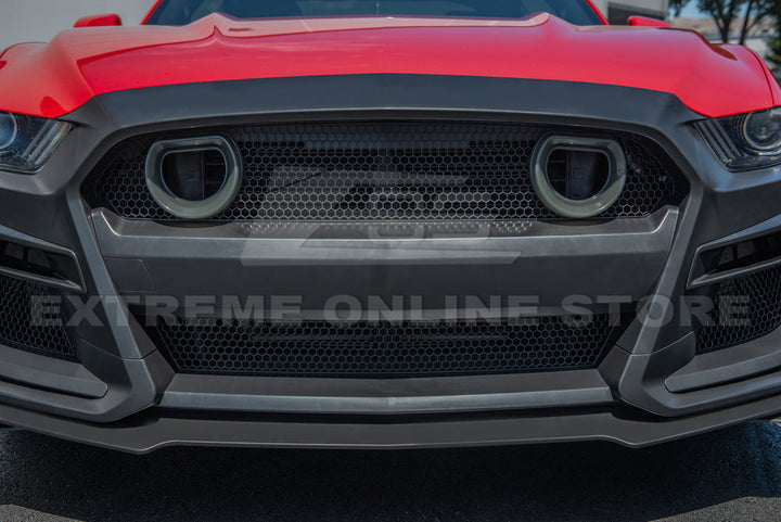 2015-17 Ford Mustang GT500 Conversion Front Bumper Kit (W/LED Grille)