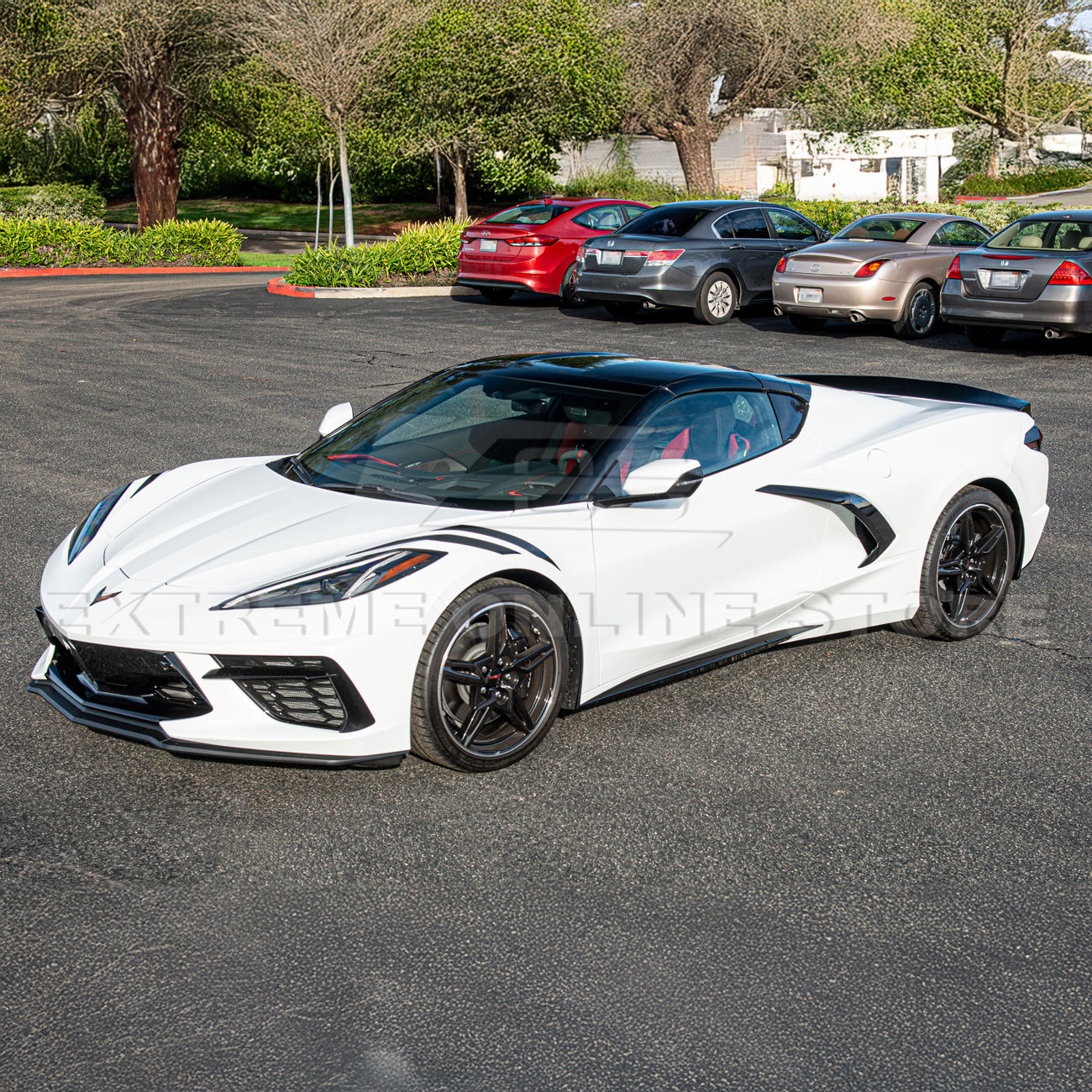 2020-Up Chevrolet Corvette C8 Z51 Style Side Skirts Rocker Panels