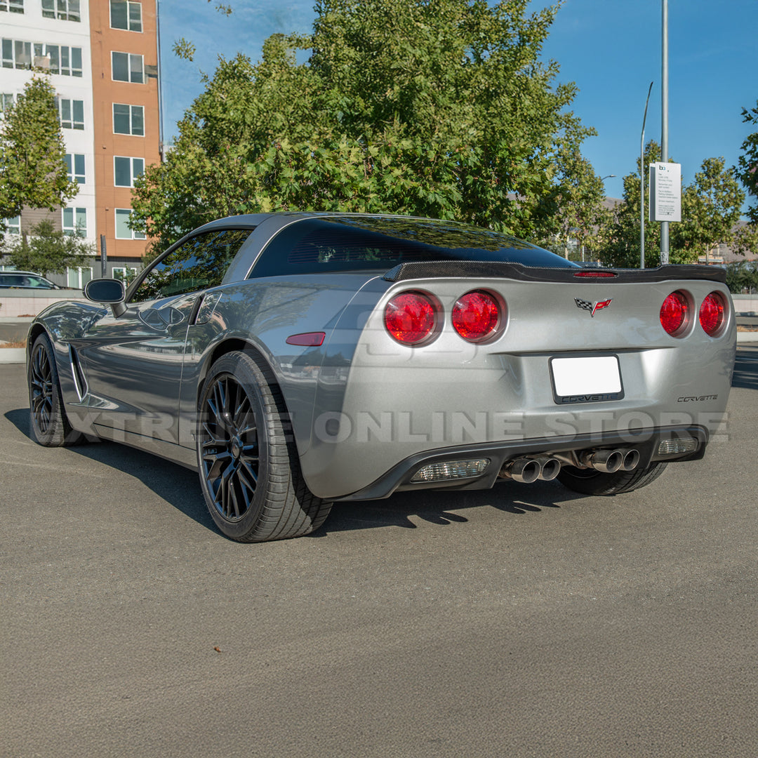 Corvette C6 ZR1 DRY CARBON FIBER Conversion Rear Trunk Spoiler
