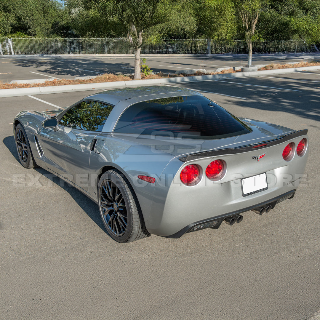 Corvette C6 ZR1 DRY CARBON FIBER Conversion Rear Trunk Spoiler