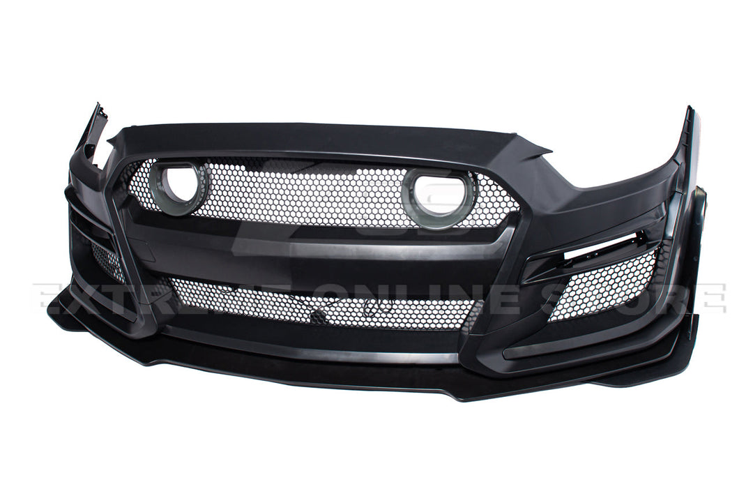 2015-17 Ford Mustang GT500 Conversion Front Bumper Kit (W/LED Grille)
