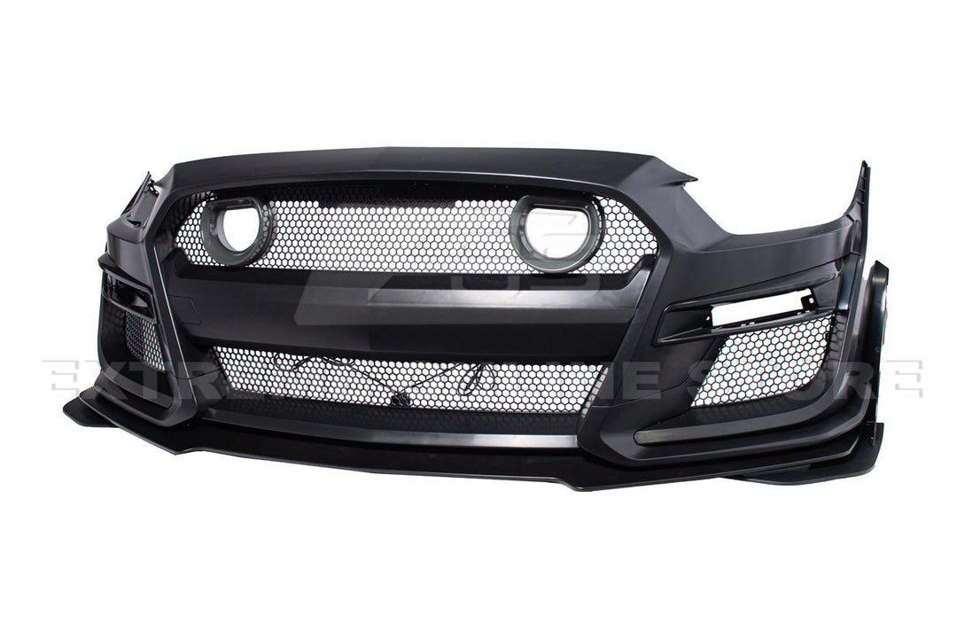 2015-17 Ford Mustang GT500 Conversion Front Bumper Kit (W/LED Grille)