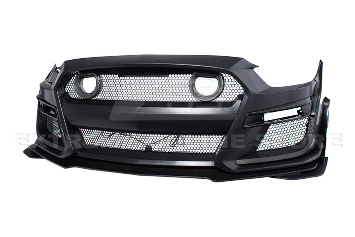 2015-17 Ford Mustang GT500 Conversion Front Bumper Kit (W/LED Grille)