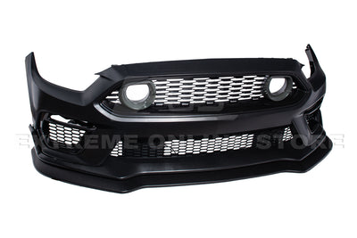 2015-17 Ford Mustang Mach 1 Conversion Front Bumper With LED Grille Kit