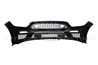 2015-17 Ford Mustang Mach 1 Conversion Front Bumper With LED Grille Kit