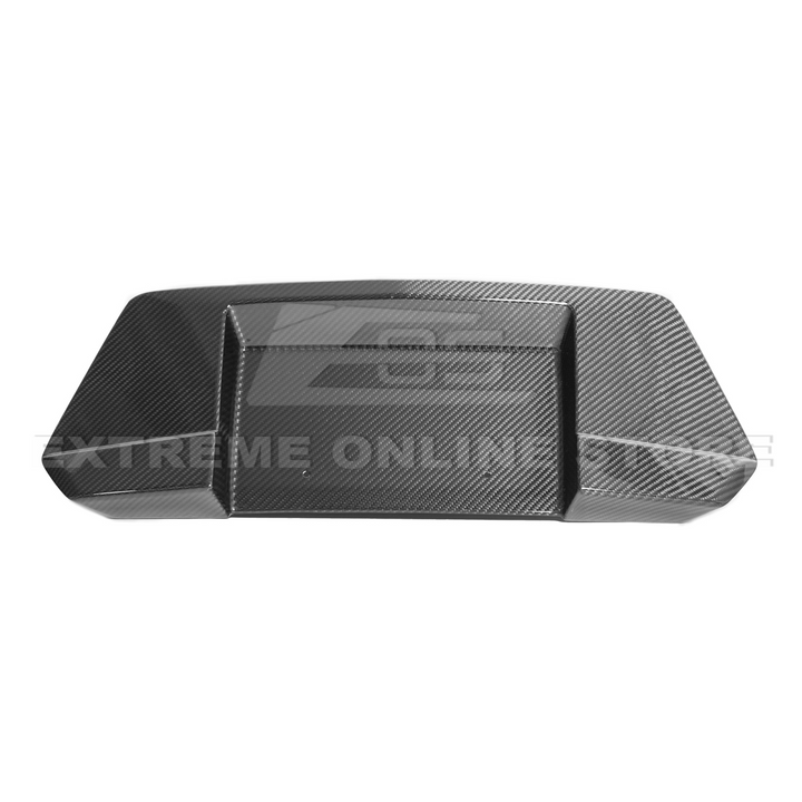 Corvette C8 DRY CARBON FIBER License Plate Backing