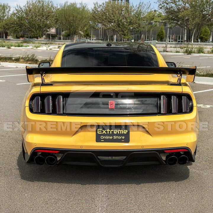 2015-23 Ford Mustang GT500 Track Pack Style DRY CARBON FIBER Rear Spoiler High Wing