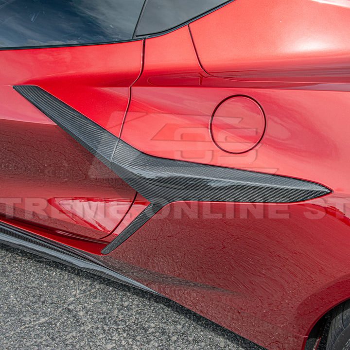 Chevrolet Corvette C8 Z06 DRY CARBON FIBER Side Door Garnish