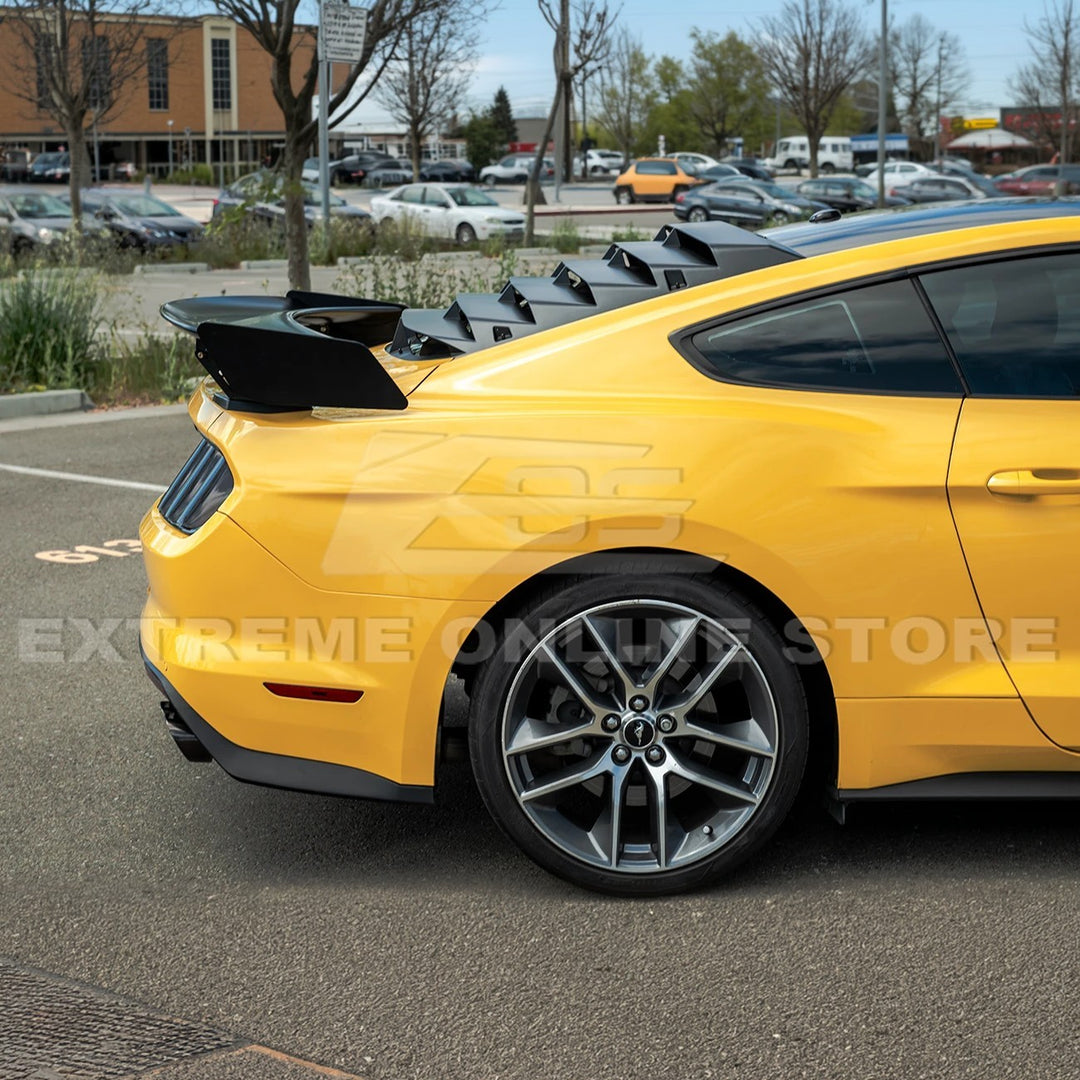 2015-23 Ford Mustang GT500 Track Pack Style DRY CARBON FIBER Rear Spoiler High Wing