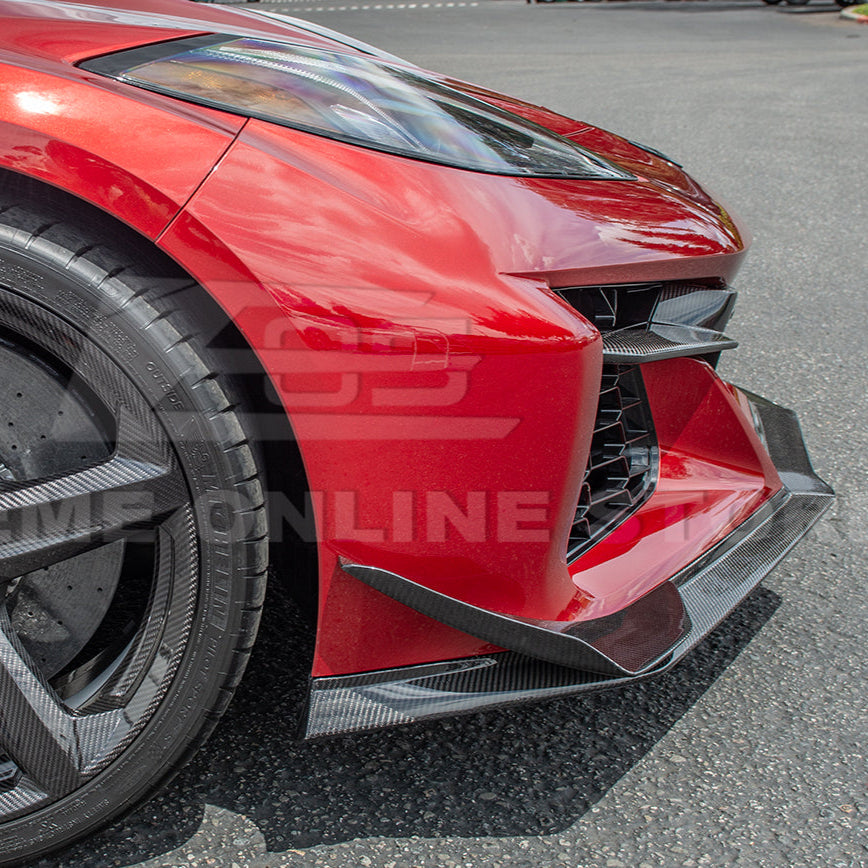 Chevrolet Corvette C8 Z06 DRY CARBON FIBER Front Grille Insert