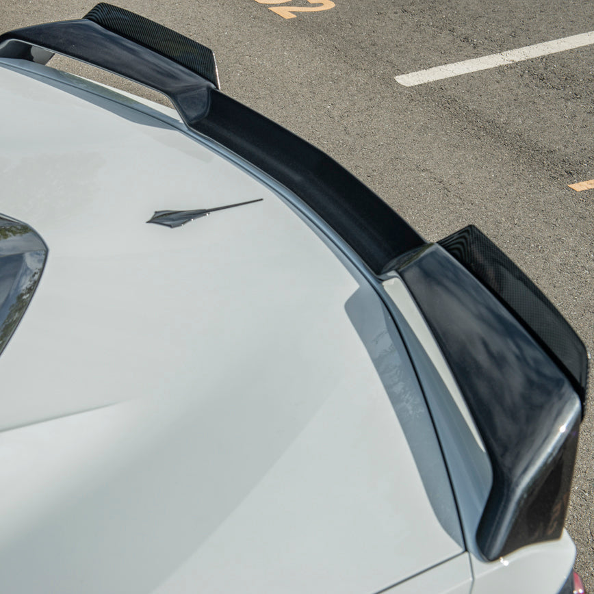 Corvette C8 Z51 Rear Spoiler Add-On Wicker Extension