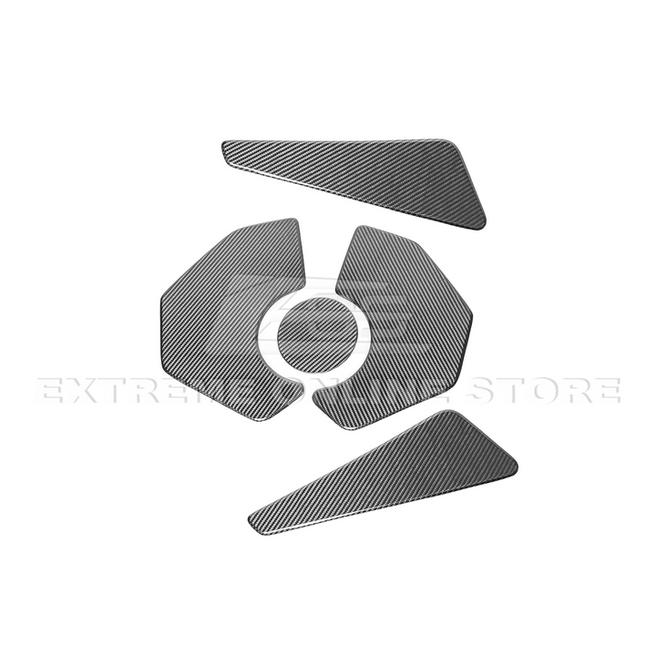 Corvette C8 Engine Bay DRY CARBON FIBER Panel Accent Covers