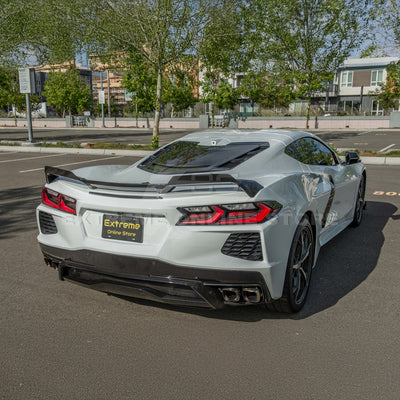 Corvette C8 Z51 Rear Spoiler Add-On Wicker Extension