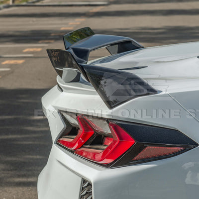 Corvette C8 Z51 Rear Spoiler Add-On Wicker Extension