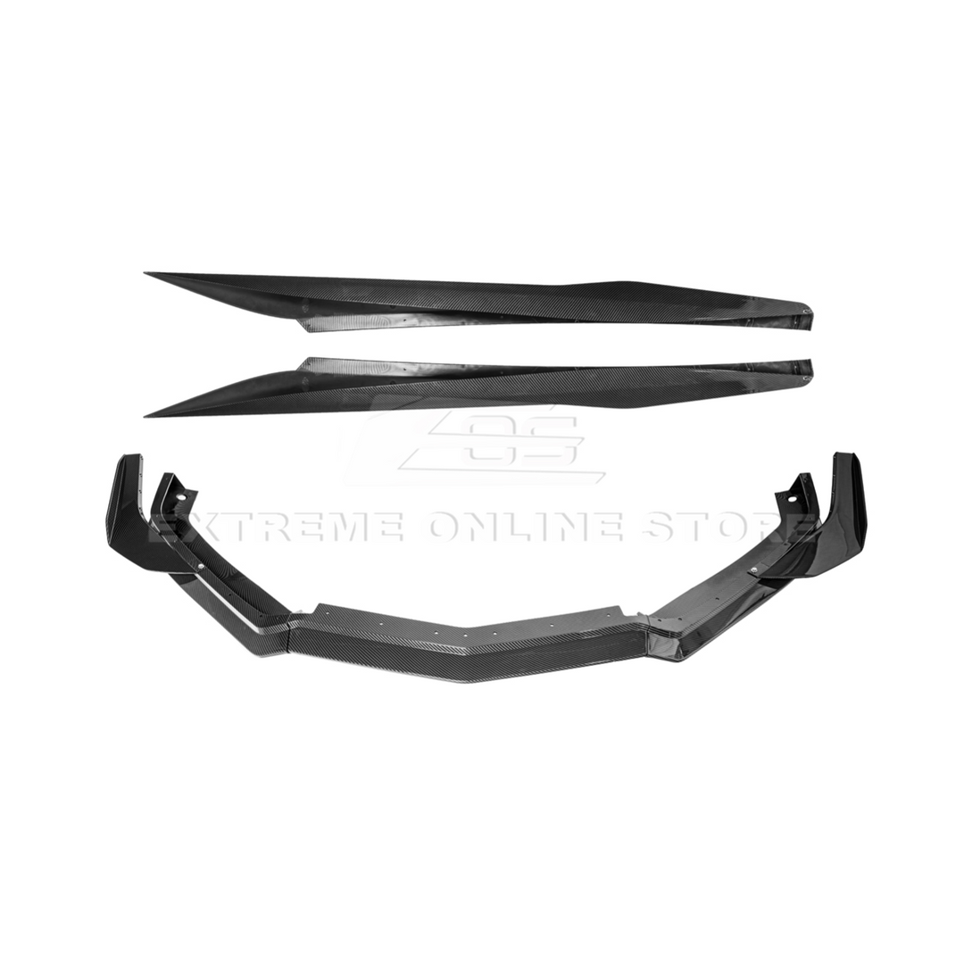 Corvette C8 Stingray Front Lip &amp; Side Skirts [Z06 Conversion Package]