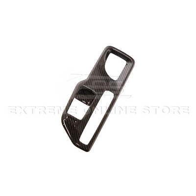 2020-Up Toyota Supra Carbon Fiber Center Gear Shift Box Cover