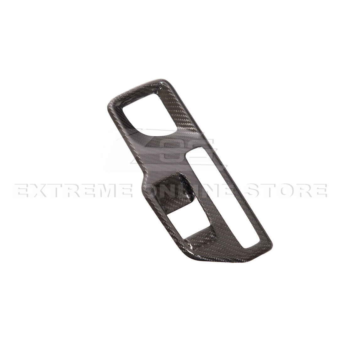 2020-Up Toyota Supra Carbon Fiber Center Gear Shift Box Cover